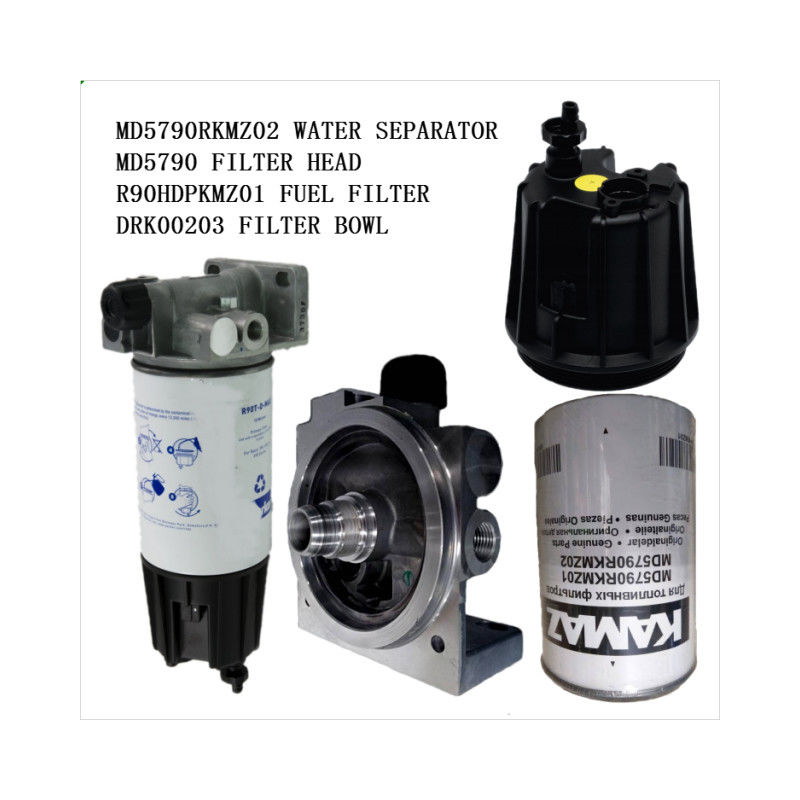 MD5790RKMZ02 जल विभाजक फ़िल्टर हेड MD5790 R90HDPKMZ01 ईंधन फ़िल्टर बाउल DRK00203